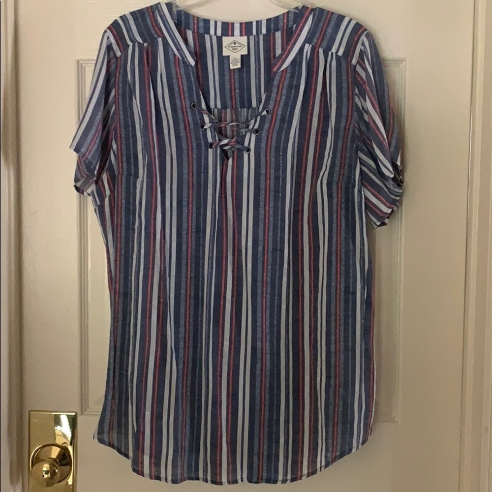 ST. JOHN’S BAY NAUTICAL TOP